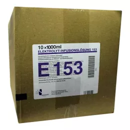 Elektrolytinfusionslösning 153 PE-flaska, 10X1000 ml