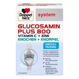 DOPPELHERZ Glukosamin Plus 800 systemkapslar, 120 kapslar