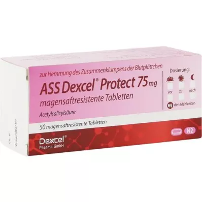 ASS Dexcel Protect 75 mg enterotabletter, 50 st