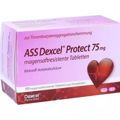 ASS Dexcel Protect 75 mg enterotabletter, 100 st