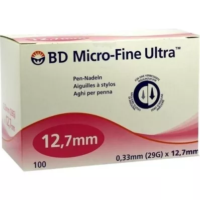 BD MICRO-FINE ULTRA Pennnålar 0,33x12,7 mm, 100 st