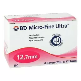 BD MICRO-FINE ULTRA Pennnålar 0,33x12,7 mm, 100 st