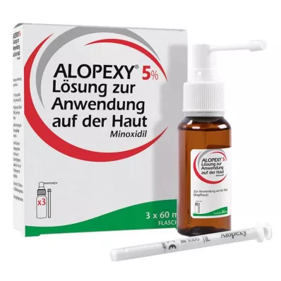 Alopexy 5% lösning, 3X60 ml Alopexy 5% lösning, 3X60 ml