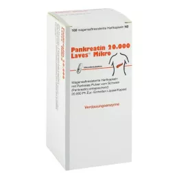 PANKREATIN 20 000 Laves Micro enteric-coated hårda kapslar, 100 st