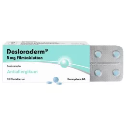 Desloraderm 5 mg filmdragerade tabletter, 20 st
