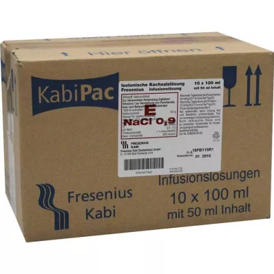 Isoton koksaltlösning 100ml halvfylld, 10X50 ml Isoton koksaltlösning 100ml halvfylld, 10X50 ml