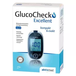 GLUCOCHECK Utmärkt blodsockermätare mg/dl, 1 st