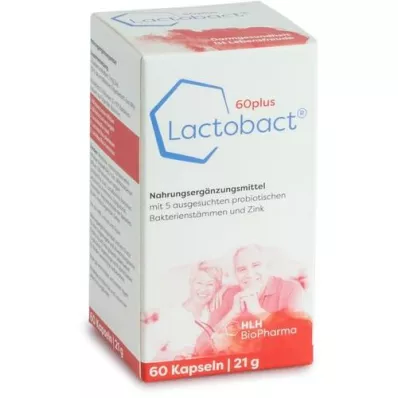 LACTOBACT 60plus enterokapslar, 60 st