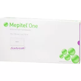 MEPITEL Ett 10x18 cm silikonnätbandage, 10 st