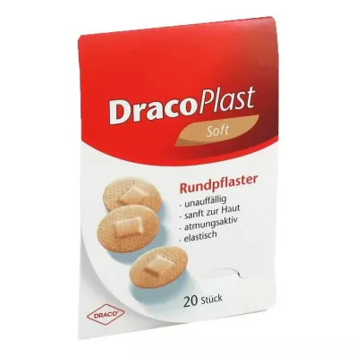 DRACOPLAST Mjukt gips 2,2 cm rund skinf., 20 st