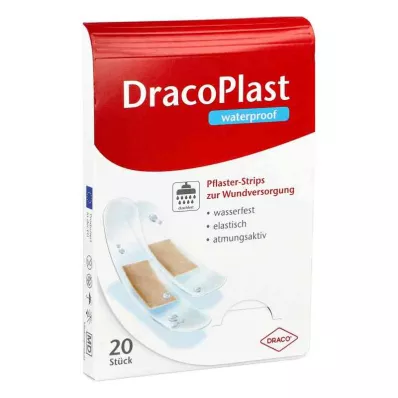 DRACOPLAST vattentäta gipsremsor, blandade, 20 st