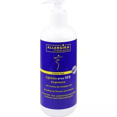 Allergisk Lipolotio urea 10%, 500 ml Allergisk Lipolotio urea 10%, 500 ml