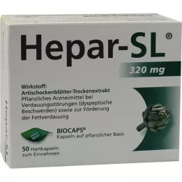 HEPAR-SL 320 mg hårda kapslar, 50 st