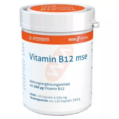 VITAMIN B12 MSE kapslar, 120 st