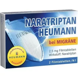 NARATRIPTAN Heumann för migrän 2,5 mg filmdragerade tabletter, 2 st