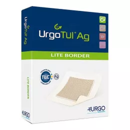 URGOTÜL Ag Lite Border 8x8 cm förband, 10 st