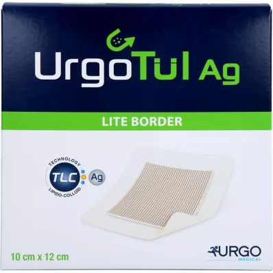 URGOTÜL Ag Lite Border 10x12 cm förband, 10 st