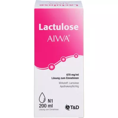 LACTULOSE AIWA 670 mg/ml Oral lösning, 200 ml
