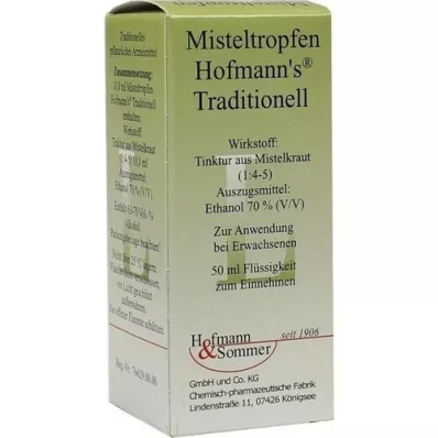 MISTEL-TROPFEN Hofmanns traditionella, 50 ml