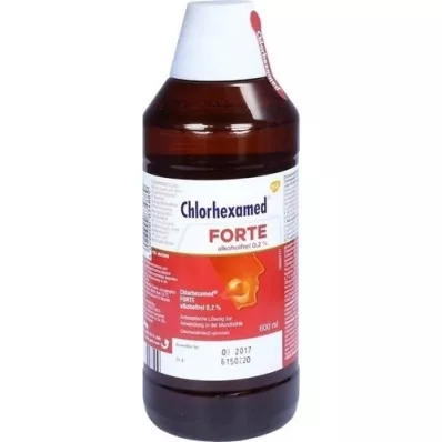 CHLORHEXAMED FORTE alkoholfri 0,2% lösning, 600 ml