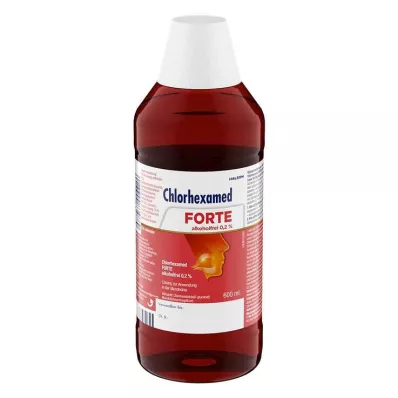 Klorhexamed FORTE alkoholfri 0,2% munvatten, antibakteriell, 600 ml