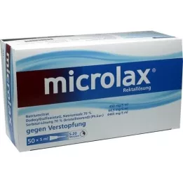 MICROLAX Enemas med rektal lösning, 50X5 ml