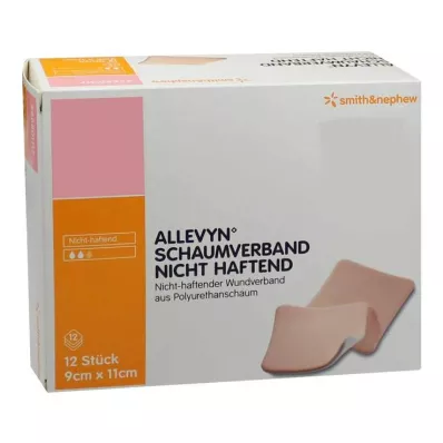 Allevyn skumförband 9x11 cm icke vidhäftande, 12 st