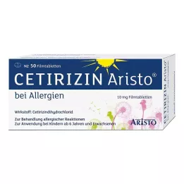 Cetirizine Aristo för allergier 10 mg filmdragerade tabletter, 50 st