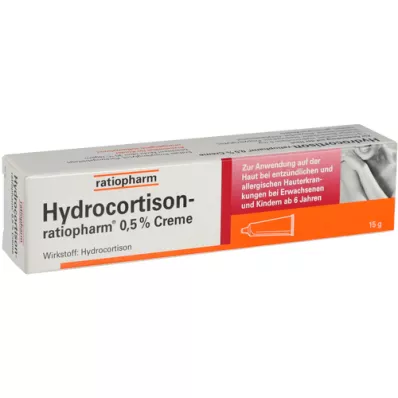 HYDROCORTISON-ratiopharm 0,5% kräm, 15 g