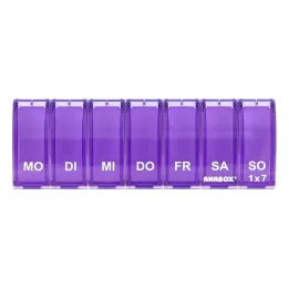 ANABOX 1x7 lila, 1 st