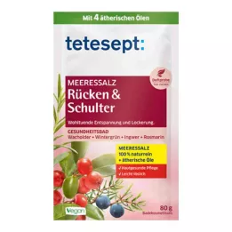 TETESEPT Havssalt på baksidan &amp; Axel, 80 g