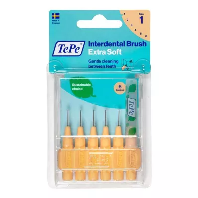 Tepe interdentalborste x-soft 0,45mm, 6 st Tepe interdentalborste x-soft 0,45mm, 6 st