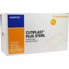 CUTIPLAST Plus sterilt förband 5x7 cm, 110 st