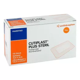 CUTIPLAST Plus sterilt förband 5x7 cm, 110 st