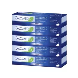 CALCIMED D3 600 mg/400 I.U. Brustabletter, 100 st