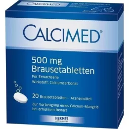 CALCIMED 500 mg brustabletter, 20 st
