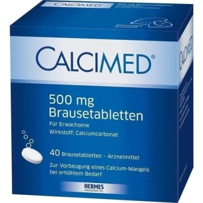CALCIMED 500 mg brustabletter, 40 st