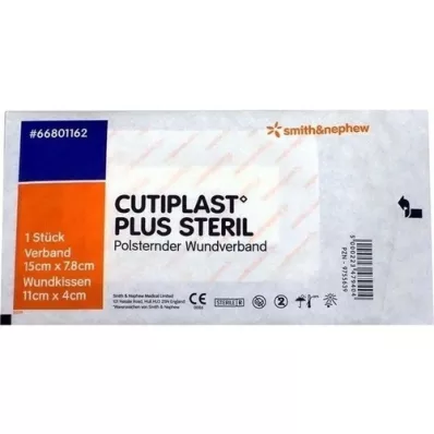 CUTIPLAST Plus sterilt förband 7,8x15 cm, 1 st