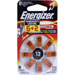 ENERGIZER Batteri för hörapparat 13, 8 st