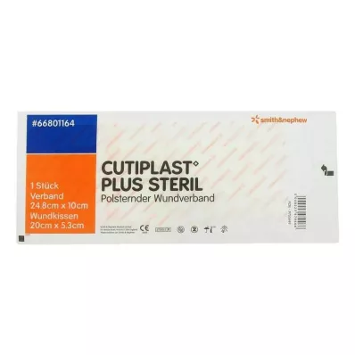 Cutiplast Plus sterilt 10x24,8 cm bandage, 1 st Cutiplast Plus sterilt 10x24,8 cm bandage, 1 st