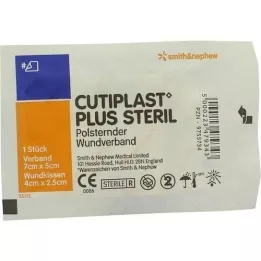 CUTIPLAST Plus sterilt förband 5x7 cm, 1 st