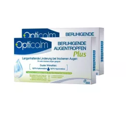 Opticalm lugnande ögondroppar Plus i enkeldos, 20X0,5 ml
