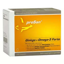 PROSAN Ginkgo+Omega-3 Forte kapslar, 120 kapslar