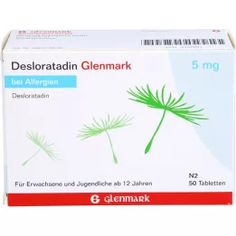 DESLORATADIN Glenmark 5 mg tabletter, 50 st