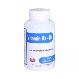 VITAMIN K2+D3 Berco Kapslar, 120 Kapslar