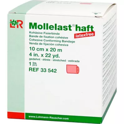 Mollelast lim latexfri 10cmx20m sträckt röd, 1 st Mollelast lim latexfri 10cmx20m sträckt röd, 1 st