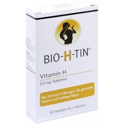 BIO-H-TIN Vitamin H 2,5 mg i 4 veckor tabletter, 28 st