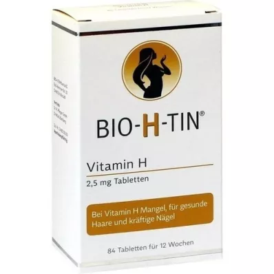 BIO-H-TIN Vitamin H 2,5 mg i 12 veckor tabletter, 84 st