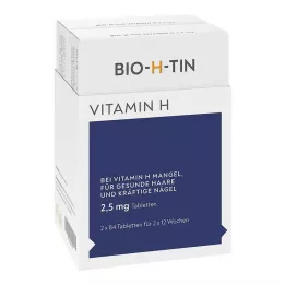 BIO-H-TIN Vitamin H 2,5 mg i 2x12 veckor tbl, 2X84 st