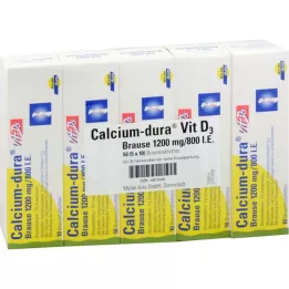 CALCIUM DURA Vit D3 brustablett 1200 mg/800 I.U., 50 st